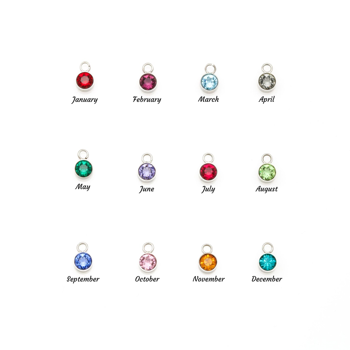 Custom Name Necklace with Birthstone — Personalized Gift